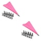 thumbnail image 4 of Inteprter 14Pcs / Juego de Acero Inoxidable Glaseado Decoración Tartas Crema Pasteles rosa 2piezas, 4 of 6