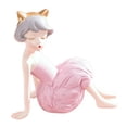 thumbnail image 3 of Figuritas de niña de resina,Regalo decorativo de mesa de figuras de resina novedosas,Escultura de niña Decoración del hogar Dormitorio Artesanía,Adornos de mesa coleccionables estatua de Soledad Figuritas de niña de resina, 3 of 10