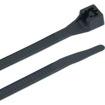GB Gardner Bender 46-104UVB 4" Black Heavy Duty UV Resistant Cable Ties 100 Count
