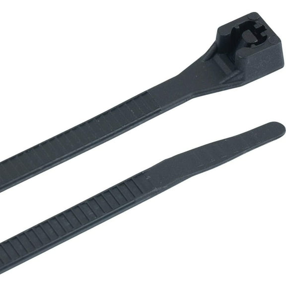 GB Gardner Bender 46-104UVB 4" Black Heavy Duty UV Resistant Cable Ties 100 Count