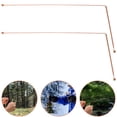 thumbnail image 4 of SHISUYAN 2Pcs Dowsing Rod Copper Divining Rod Flexible Rotation Divining Tool Portable Dowsing Rod, 4 of 8