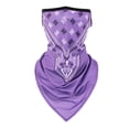 thumbnail image 2 of Meidiya Unisex Ear Loops Face Cover Neck Gaiter Breathable Ice Silk Bandana Scarf Dust UV Protection Breathable Neck Gaiter for Outdoors Sports, 2 of 8