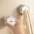thumbnail image 2 of 4 Pcs Tea Towel Hook, Kitchen Tea Towel Hook, Adhesive Tea Towel Hook, Tea Towel Holder, Tea Towel Clip, Simple And Elegant Design, 2 of 5