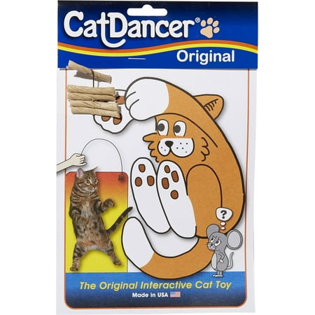 (2 Pack) Cat Dancer Original Interactive Cat Toy