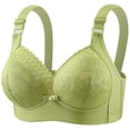 thumbnail image 6 of Kukoosong Push up Bras for Women Fashion Plus Size Women's Front Buckle Solid Color Rims-Free Comfortable and Breathable Gathered Thin Underwear Daily Bra, Sizes 36BC, 6 of 6