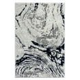 thumbnail image 3 of Luxe Weavers Modern Marble Swirl Blue 2x3 Area Rug for Hallway, Metallic Abstract Carpet, 3 of 7