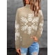 thumbnail image 1 of Suéter de punto navideño europeo y americano de otoño e invierno, abrigo para mujer, 1 of 5