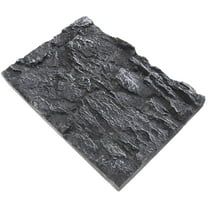 CTIRCHIU Reptile Terrarium Accessories Dark Brown Pu Foam 17.68X11.79X1.38in 1Set