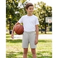 thumbnail image 6 of Pure Champ Boys Athletic Shorts 3 Pack Active Boys Shorts Youth kids Elastic Waist With Zipper Pockets Toddler-18 ( Set 5 Size Small), 6 of 8