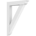 thumbnail image 1 of Ekena Millwork BKTP03X24X32TRA01 Support PVC de Qualité Architecturale Traditionnelle Standard avec Extrémités Traditionnelles - 3 x 24 x 32 Po., 1 of 1