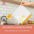 thumbnail image 2 of 13pcs Reusable Storage Bag, BPA Free PEVA Reusable Freezing Bag, Leak Proof, 2 of 4