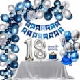 thumbnail image 2 of Bewildely Kit de decoración de feliz cumpleaños, transforma el lugar de la fiesta con facilidad, juego de decoraciones para el 18.º Kits de decoración para fiestas, 2 of 6