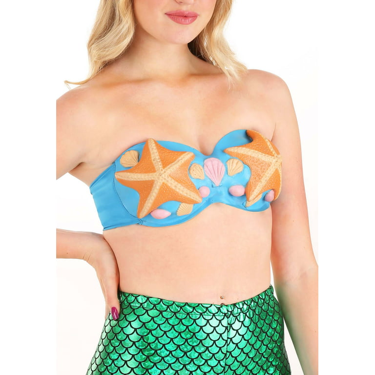Womens Mermaid Seashell Bra 