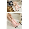 thumbnail image 4 of Bnwani Women Boots Footwear Fashion Thick Wedge Warm Tassel Snow Boot Pink Size 8.5, 4 of 6