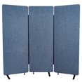 thumbnail image 3 of Luxor RECLAIM Acoustic Room Dividers - 3 Pack Blue, 3 of 8