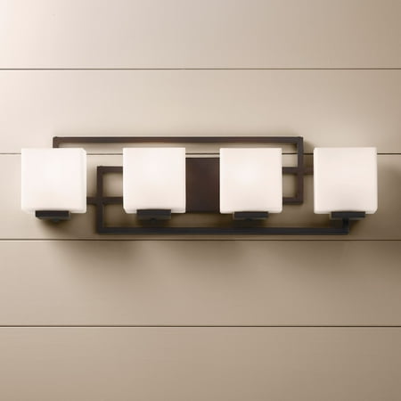 Possini Euro Design Lighting On The Square 29 Wide Bronze Bath Wall Light Possini Euro Design Lighting On The Square 29 Wide Bronze Bath Wall Light