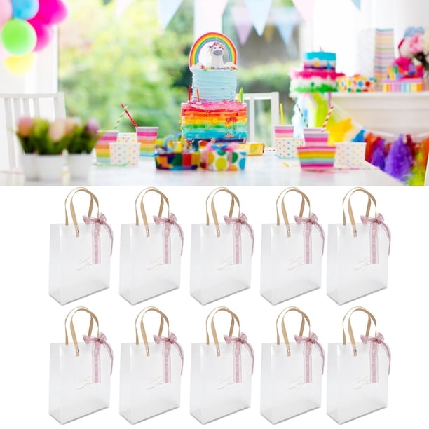 Caja de dulces bolsa de regalo exquisita bolso transparente seguro con cinta rosa para boda y fiesta ANGGREK Otros