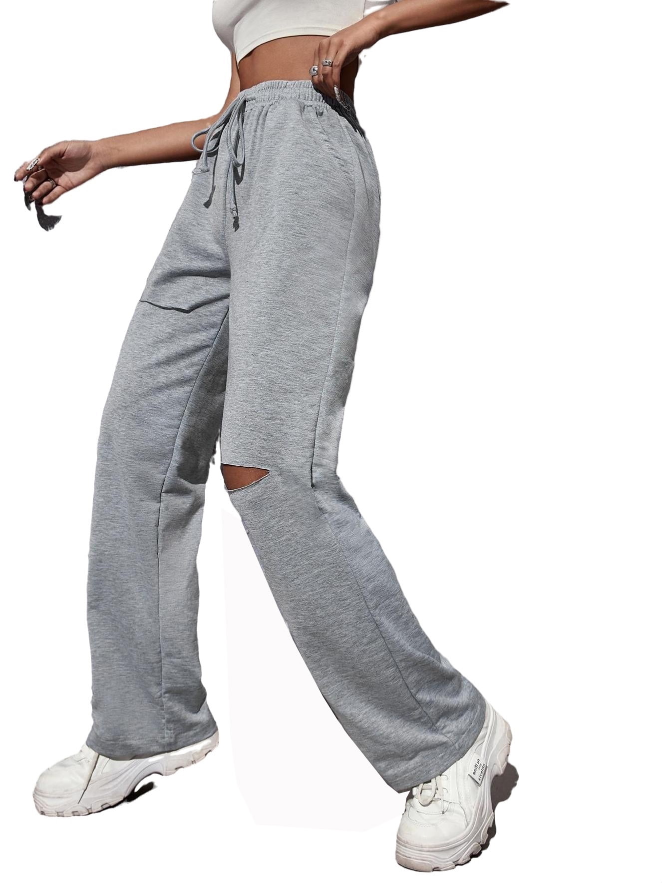 Trackpants: Browse Women Navy Blue::Light Grey Cotton Trackpants on Cliths