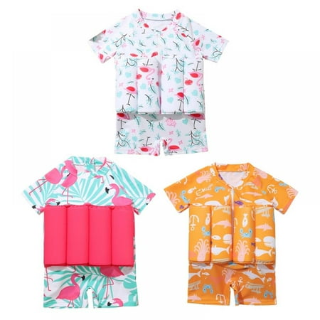 

SILVERCELL Kids Girls Boys Float Suit Toddler Floatation Swimsuit Buoyancy One-Piece Swimwear 2-9 Years