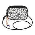 thumbnail image 2 of FORMRS Mini Crossbody Bag for Women Adjustable Shoulder Rope Travel Casual Phone Purse, Gray Leopard Pattern, 2 of 7