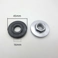 thumbnail image 1 of 5/8-11 Thread Replace Angle Grinder Metal Pressure Plate Inner Outer Flange Nut 2pcs, 1 of 9