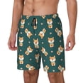 thumbnail image 2 of Fotbe Cute Shiba Men’s Swim Trunks Quick Dry Swim Shorts Board Shorts with Mesh Lining-X-Large, 2 of 9