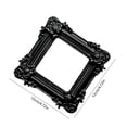 thumbnail image 3 of Werulen Halloween Photography Black Mini Photo Frame, Vintage Baroque Relief Empty Frame Prop, Spooky Display Background for Parties, Decorative Ornate Photo Frame, Gothic Style Picture Frame, 3 of 4