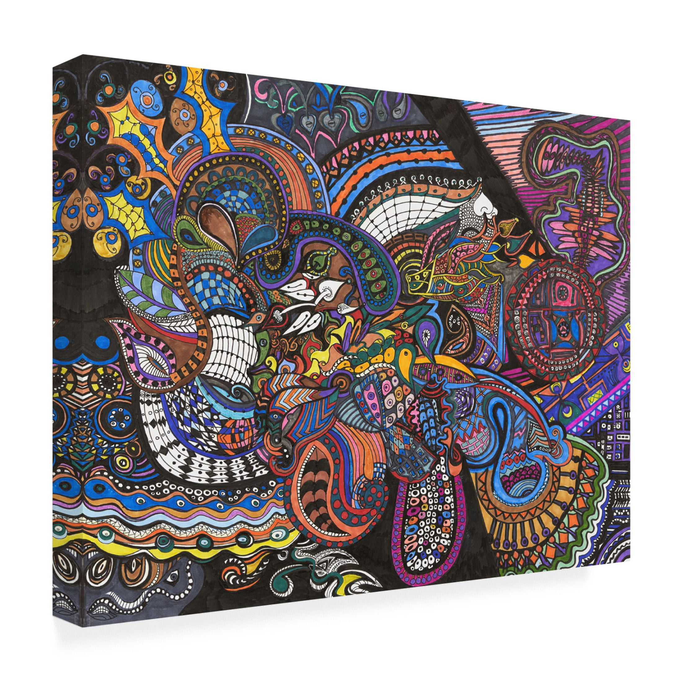 Canvas Wall Art - Ellen Kossoff 'Sarasota' Wall Art for Living Room, Bedroom, or Office Décor by Trademark Fine Art - 47 x 35 Inches