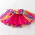 thumbnail image 6 of Baby Skirts for Girls Layered Ballets Tulles Tutus for Toddle Girls, Kids Princess Sequin Skirts, Dress up with Colorful Hair Bows, Summer Girl Mesh Puffy Skirt Skirt Kids 2-4Y, 6 of 8