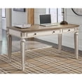thumbnail image 2 of Bowery Hill Traditional Engineered Wood Computer Desk with USB Ports in White, 2 of 11