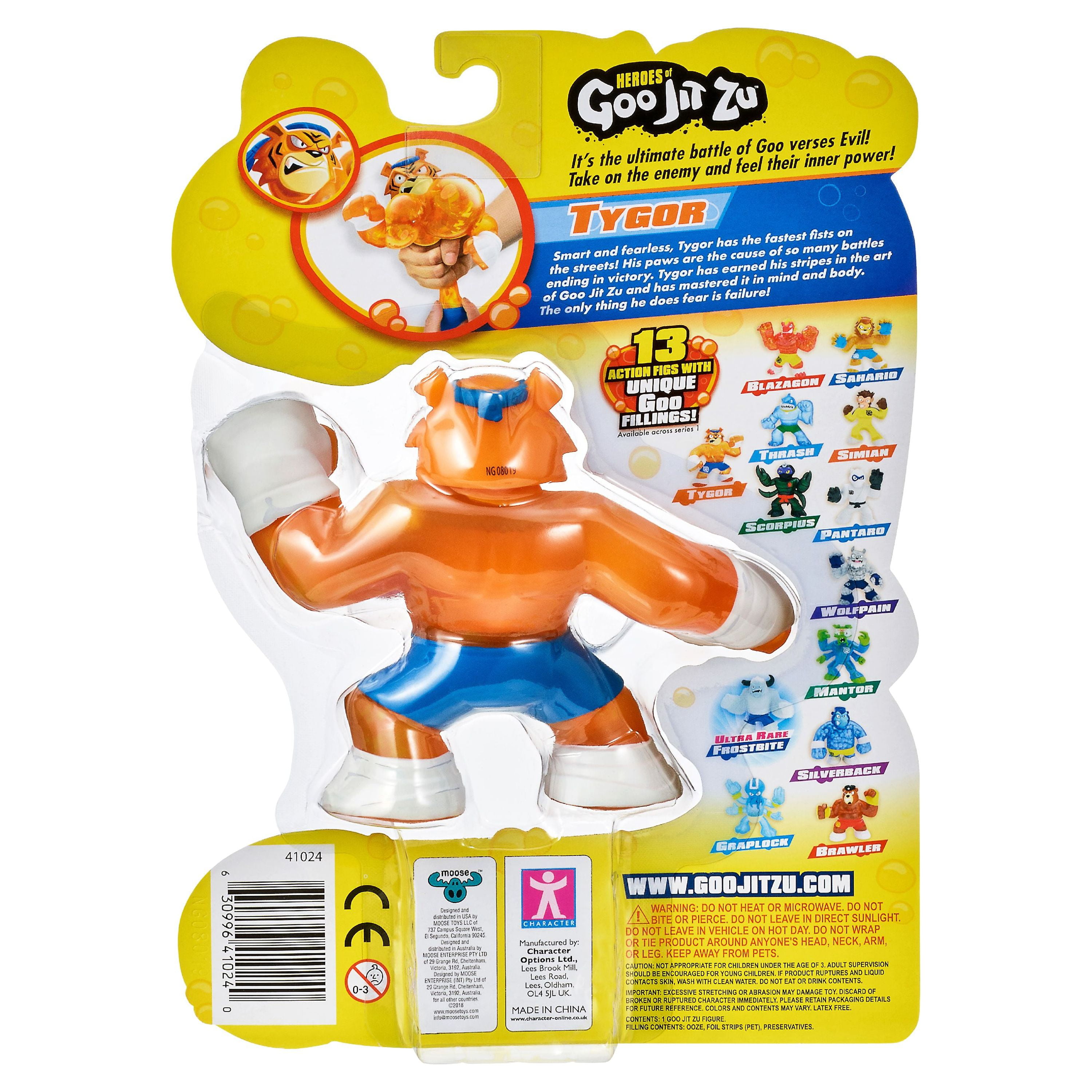 Moose Toys Goo Jit Zu Tygor Action Figure Hero Pack, 1 ct - Fry's Food  Stores