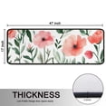 thumbnail image 5 of Kitchen Rugs Sets Of 2,Pioneer Flower Floral Print Pattern Anti Fatigue Kitchen Mat Rugs Non Slip Washable,Decorative Kitchen Floor Mats for Kitchen,Sink,Laundry,17"x47"+17"x47", 5 of 5