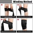 thumbnail image 5 of SupreGear 2-Pack Thigh Compression Wrap, Adjustable Leg Support Sleeves, Black, 59 inch, 5 of 7
