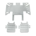 thumbnail image 2 of Stainless Steel Chassis Armor Skid Plate Axle Protector for 1/18 RC Crawler TRX4M Bronco Defender Upgrade Parts, 2 of 8