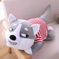 thumbnail image 1 of Juguete de peluche Husky de gran tamaño, Animal de dibujos animados suave, perro de peluche, sofá, almohada para dormir, cojín para niños, novia, regalo de cumpleaños, 1 of 5