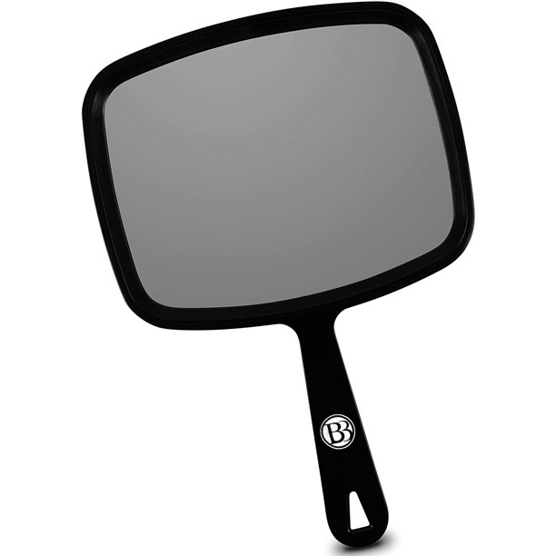 Beautify Beauties Handheld Hand Mirror for Salon, Self Haircut, Hairdressing