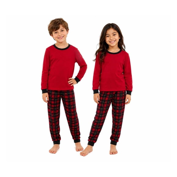 Eddie Bauer Kids Red & Black Pyjama Set 4 Piece (065) (5/6)
