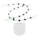 thumbnail image 3 of 2 adornos temporales para dientes con caja de almacenamiento, cadena para brackets, accesorio para brackets DIY Verde, 3 of 9