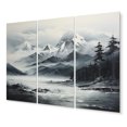 thumbnail image 2 of Designart "Beach Photo Mountain I" Landscapes Wall Art Prints Set, 2 of 5