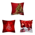 thumbnail image 1 of Clearance,npkgvia Decor Case Christmas Sofa Cover Polyester Throw Cushion Home Glitter Case,Multi-color, 1 of 4