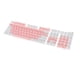 thumbnail image 3 of Juego de teclas de teclado de 108 piezas Accesorio Reemplazo directo Juego de teclas de teclado mecánico de fácil instalación para teclados mecánicos Blanco Rosa Baoblaze Teclas, 3 of 8