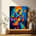 thumbnail image 6 of Abstract Guitarist Canvas Wall Art, Music Print for Living Room Bedroom Dining Room Office Bar Cafe Studio Decor, 6 of 8