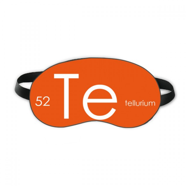 Chestry Elements Period Table Semetal Tellurium Te Sleep Eye Shield Soft Night Blindfold Shade Cover