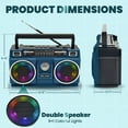 Portable AM/FM Rechargeable Radio with USB, Bluetooth, Long Range, for ...
