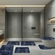 thumbnail image 4 of Juego de alfombrillas para baño, 6 piezas, absorción de agua suave, antideslizante, grueso, lavable, fácil de secar, teñido, esponjoso, pelo largo, azul oscuro, 4 of 7