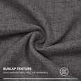 thumbnail image 4 of Deconovo Decorative Throw Pillow Covers, Faux Linen Square Cushion, Dark Gray, 16x16 Inch, Covers Pack of 4 for Couch Sofa Living Room, 4 of 8