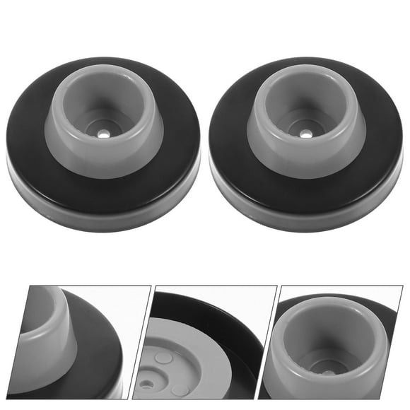 GETAJGHSD 4Pcs Wall Door Protectors for Home Use in Black Stainless Steel
