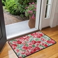 thumbnail image 2 of Pioneer Flower Floral Print Pattern Door Rugs,Washable Non Slip Door Mats Indoor,Decorative Door Mats,Entry Mat Indoor for Entrance,Bedroom,Kitchen,Bathroom,30"x17", 2 of 6