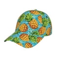 thumbnail image 6 of Lsque Pineapple Baseball Cap Trucker Low Profile Hat Golf Dad Hat Adjustable Original Classic Unconstructed Plain Cap Men Women, 6 of 9