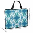 thumbnail image 2 of AWERP Colorful Color Blocks and Lines, Simple Style Laptop Carrying Bag Diving Fabric Soft Travel Case 12inch, 2 of 5